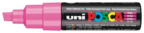 Marker Chisel Tip 8.0mm Pink POSCA Uni